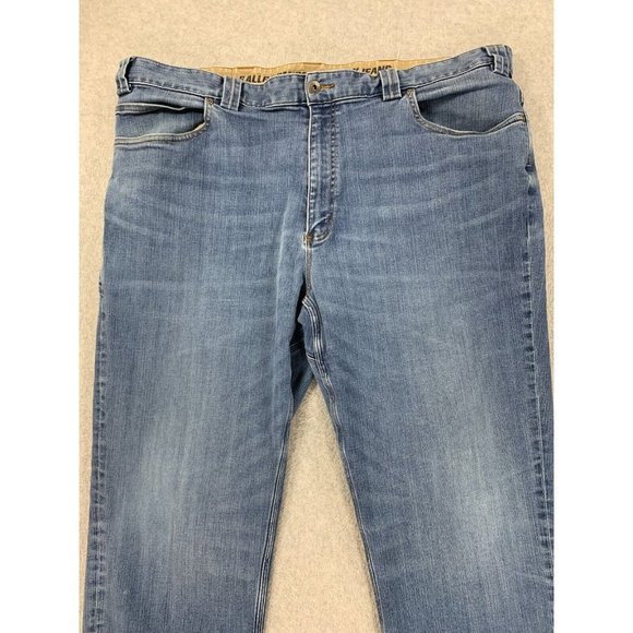 Duluth Double Flex 5 Pocket Jeans (Men's 44x30) Blue - Picture 2 of 12